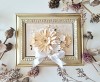Atvirukas rėmelyje - auksinių, kreminių ir baltų atspalvių  ( R-1)